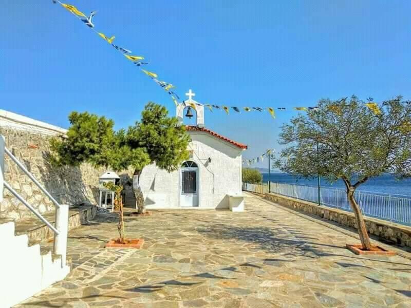 Aliveri Flat With Sea View Exterior foto